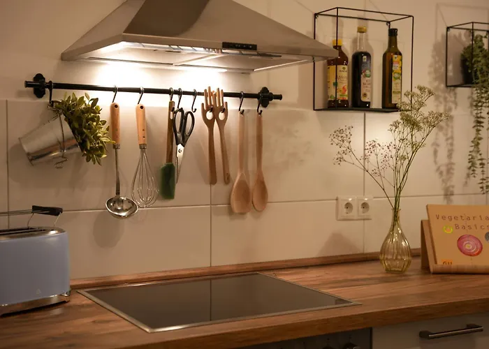 アパート Maisonette Stadtglueck *